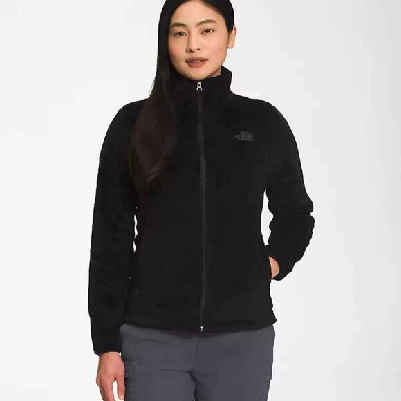 TNF The North Face black Osito Fuzzy Jacket Small Women's - Picture 3 of 8